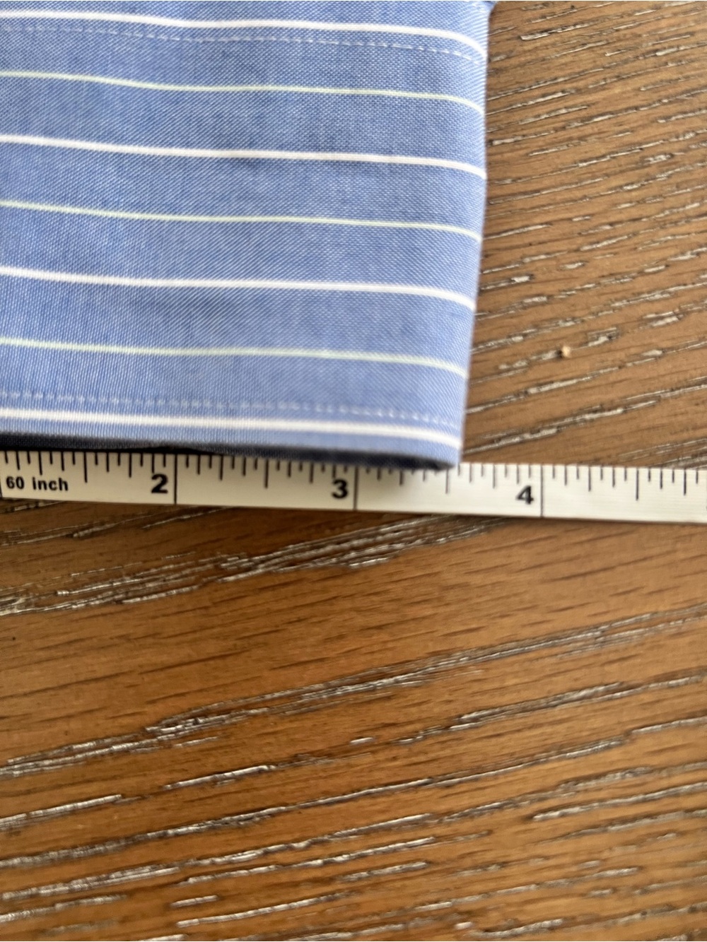 Brooks Brothers Classic Blue Pinstripe Fitted Dress Shirt Size 6 - Picture 10 of 10